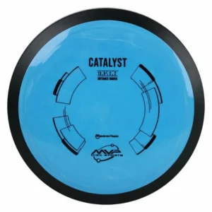 MVP Catalyst distance driver in Neutron plastic – 13 speed, 5.5 glide, -2 turn, 2 fade