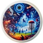 Infinity Art Series - Custom Disc Golf Discs - Limited Edition - #35 Cosmic Clash, M5