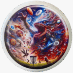 Infinity Art Series - Custom Disc Golf Discs - Limited Edition - #8 Chaos Reign, M5