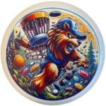 Infinity Art Series - Custom Disc Golf Discs - Limited Edition - #6 Wild Disc Wolf, M5